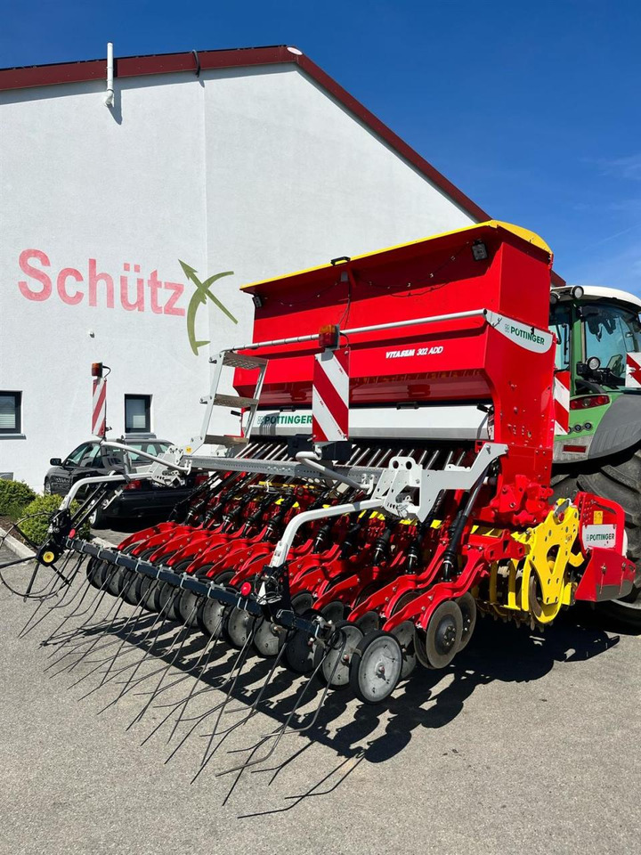 Pöttinger Vitasem 302 ADD + Pöttinger Lion 303.12 WG, Kombi - Комбинирана сеялка: снимка 1 Pöttinger Vitasem 302 ADD + Pöttinger Lion 303.12 WG, Kombi - Комбинирана сеялка: снимка 1