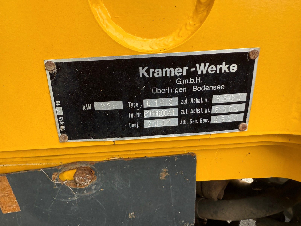 Kramer 616 S Serie II 4+1 Schaufel SW Palettengabel - Багер-товарач: снимка 3 Kramer 616 S Serie II 4+1 Schaufel SW Palettengabel - Багер-товарач: снимка 3