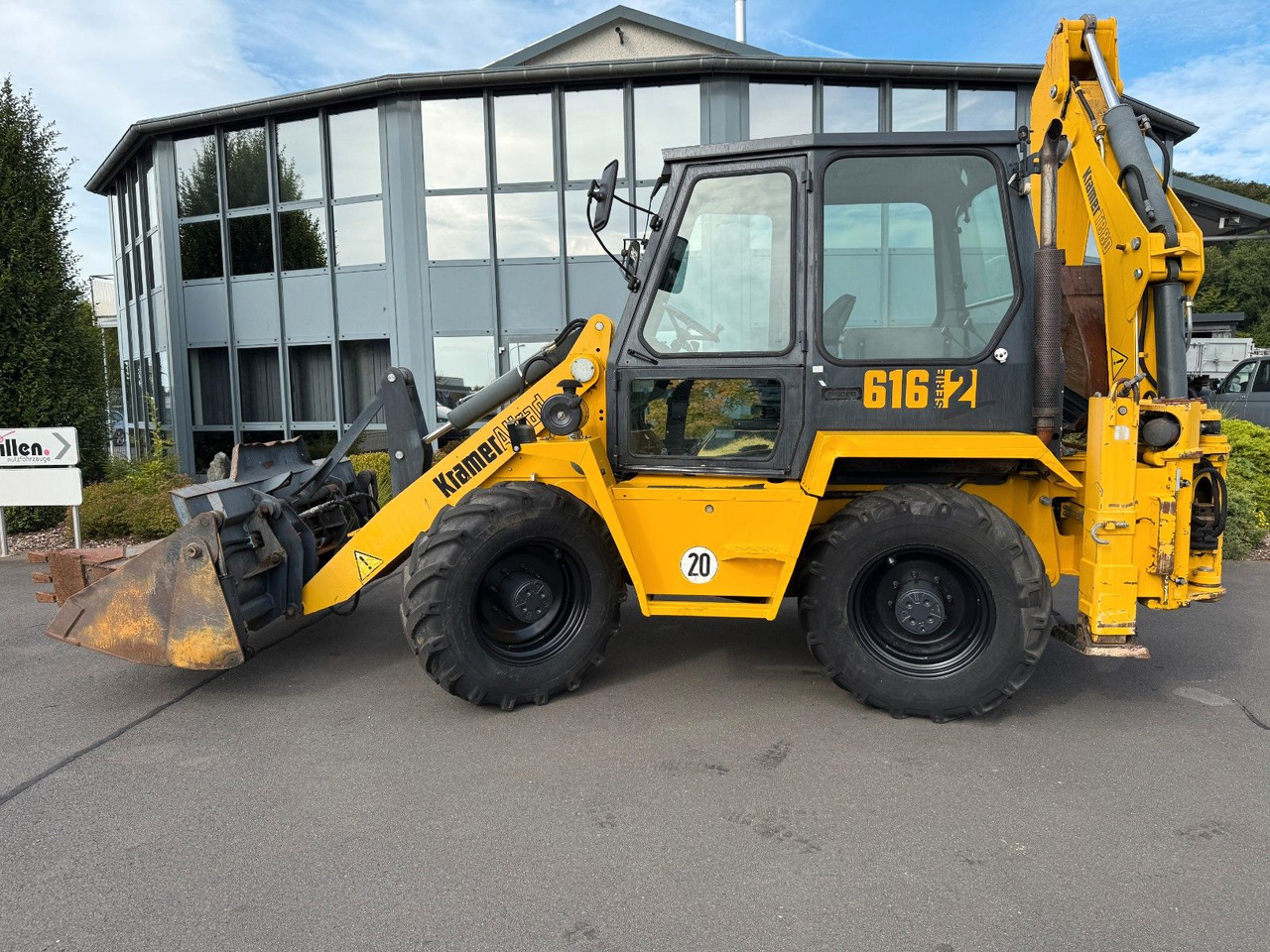Kramer 616 S Serie II 4+1 Schaufel SW Palettengabel - Багер-товарач: снимка 1 Kramer 616 S Serie II 4+1 Schaufel SW Palettengabel - Багер-товарач: снимка 1