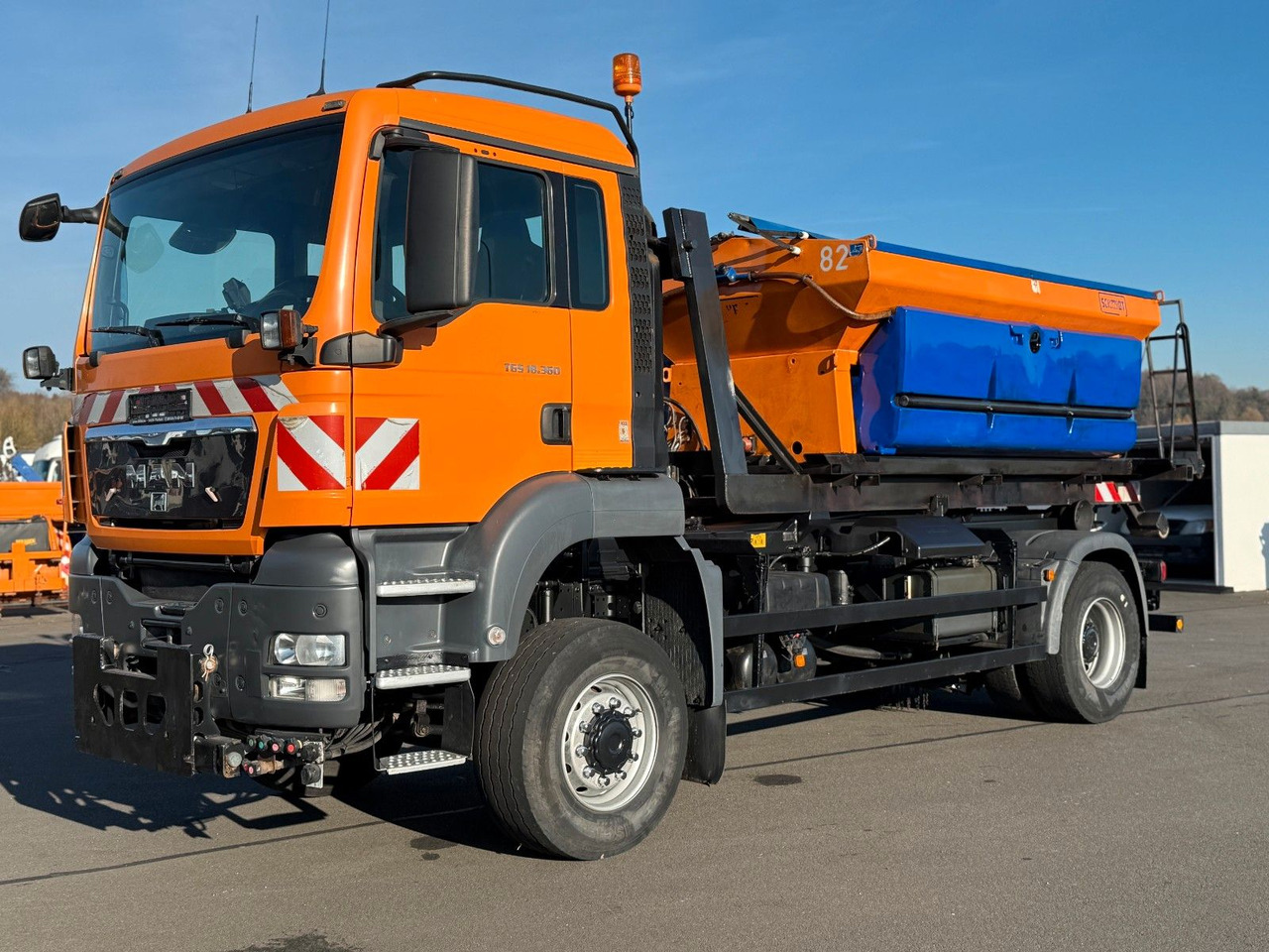 MAN TGS 18.360 4x4 Winterdienst Meiller Abroller - Мултилифт с кука камион: снимка 1 MAN TGS 18.360 4x4 Winterdienst Meiller Abroller - Мултилифт с кука камион: снимка 1