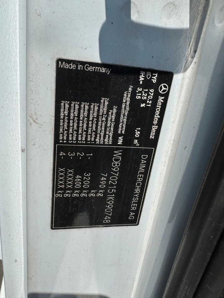 Mercedes-Benz 818 Koffer / LBW / AHK + DL - Лекотоварен автомобил фургон: снимка 5 Mercedes-Benz 818 Koffer / LBW / AHK + DL - Лекотоварен автомобил фургон: снимка 5