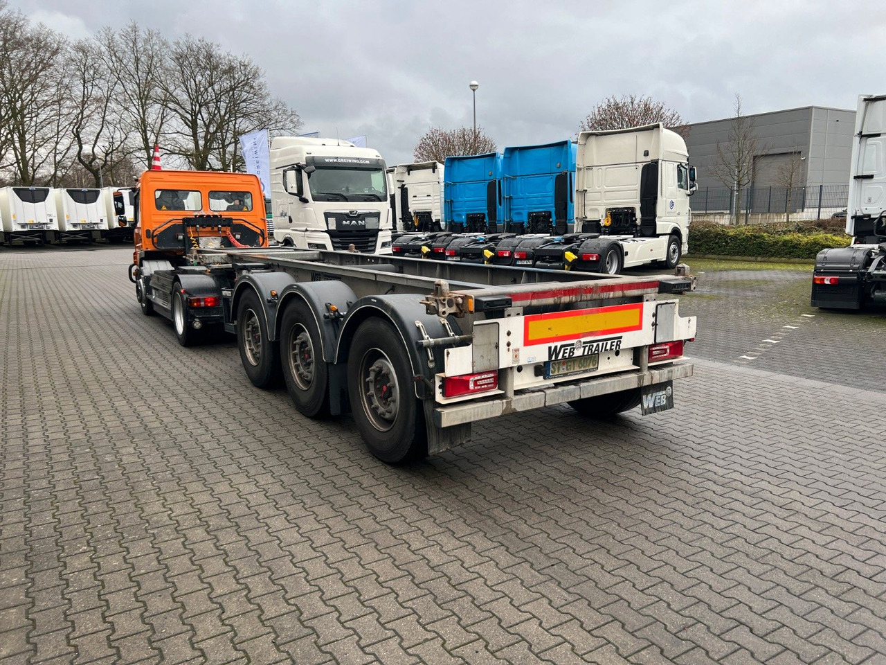 Web Trailer COS-24 Containerchassis 20' - Контейнеровоз/ Сменна каросерия полуремарке: снимка 5 Web Trailer COS-24 Containerchassis 20' - Контейнеровоз/ Сменна каросерия полуремарке: снимка 5