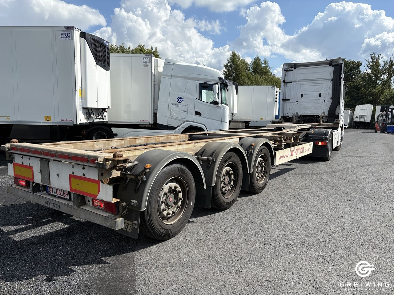 Web-Trailer LPRS 24 20/30/40/45 - Контейнеровоз/ Сменна каросерия полуремарке: снимка 2 Web-Trailer LPRS 24 20/30/40/45 - Контейнеровоз/ Сменна каросерия полуремарке: снимка 2