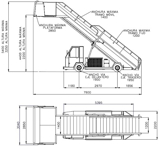TEMG Pax Stairs TG2244 - Пътническа стълба: снимка 2 TEMG Pax Stairs TG2244 - Пътническа стълба: снимка 2