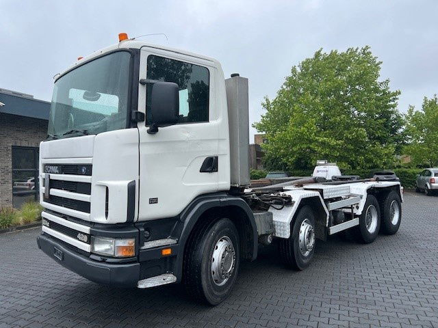 Scania R124-420 .420 8x4 - Контейнеровоз/ Сменна каросерия камион: снимка 2 Scania R124-420 .420 8x4 - Контейнеровоз/ Сменна каросерия камион: снимка 2