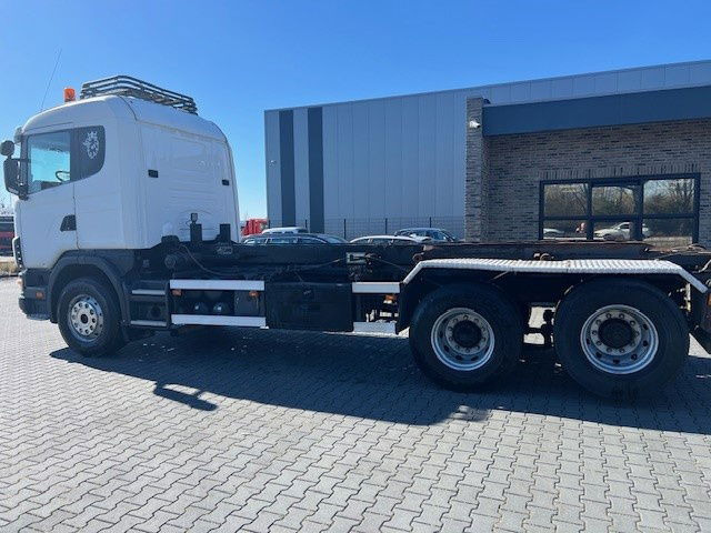 Scania R144-460 V8 .460 6x2 - Контейнеровоз/ Сменна каросерия камион: снимка 4 Scania R144-460 V8 .460 6x2 - Контейнеровоз/ Сменна каросерия камион: снимка 4