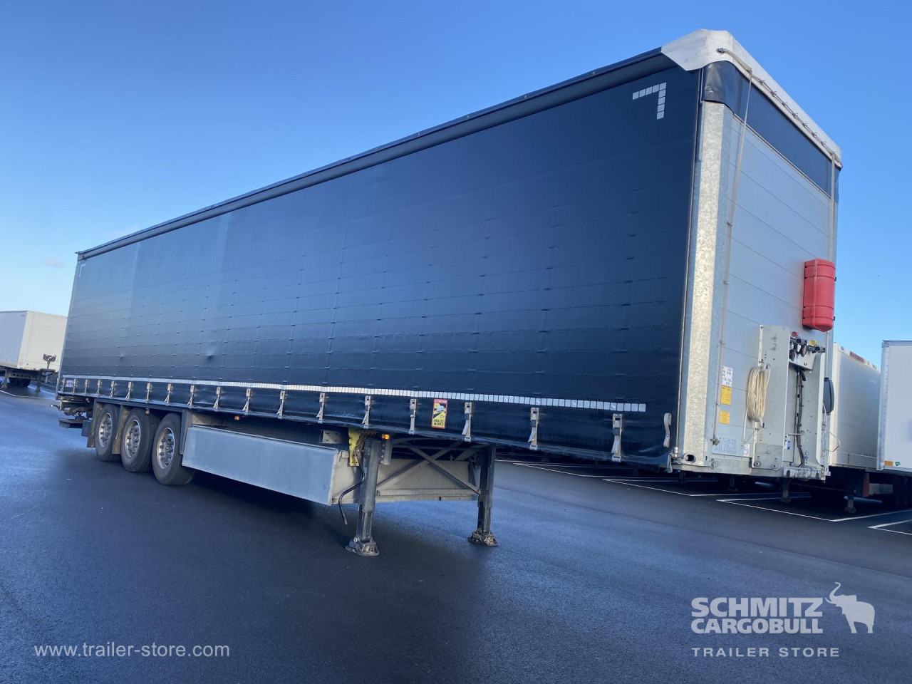 SCHMITZ Curtainsider Standard Taillift - Брезентово полуремарке: снимка 1 SCHMITZ Curtainsider Standard Taillift - Брезентово полуремарке: снимка 1