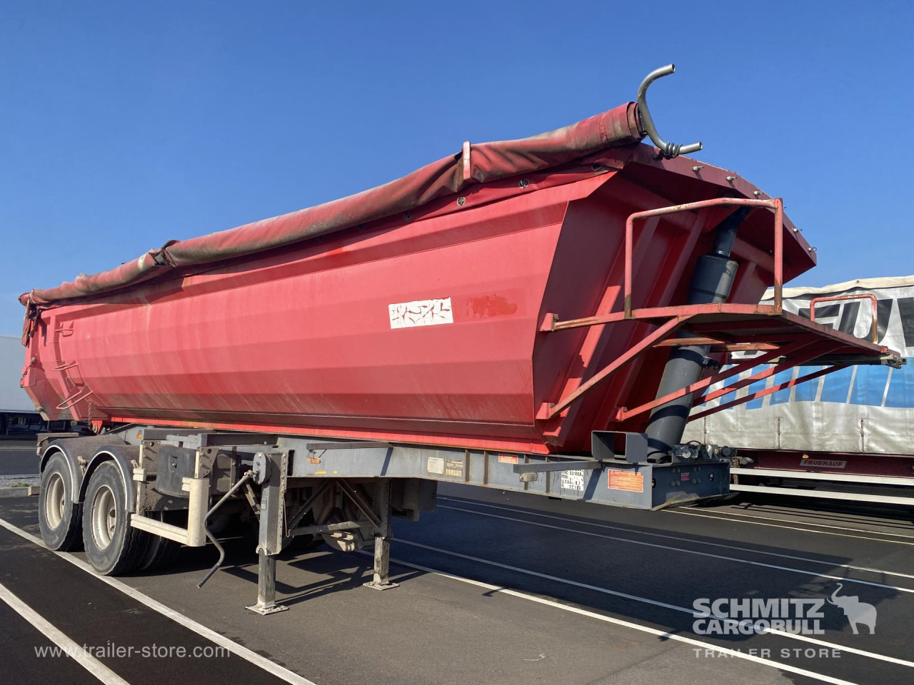 Tipper Steel half pipe body 91m³ - Самосвал полуремарке: снимка 1 Tipper Steel half pipe body 91m³ - Самосвал полуремарке: снимка 1