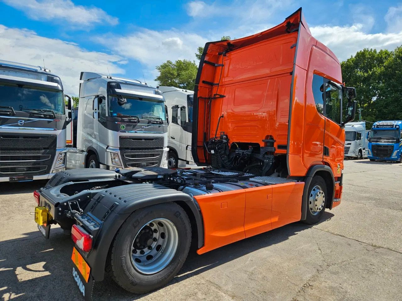 Scania R450 PTO, Standklima, Navi, New Smart2 tachograp - Влекач: снимка 4 Scania R450 PTO, Standklima, Navi, New Smart2 tachograp - Влекач: снимка 4