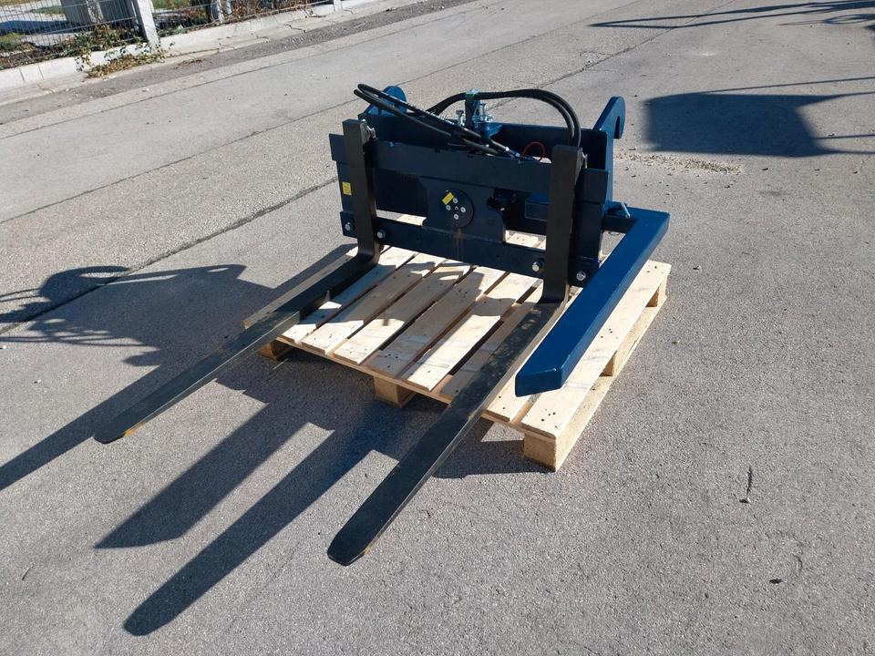 Kistendrehgerät Drehgerät Palettengabel Kramer Radlader Cat Volvo - Вилици за Колесен товарач: снимка 3 Kistendrehgerät Drehgerät Palettengabel Kramer Radlader Cat Volvo - Вилици за Колесен товарач: снимка 3