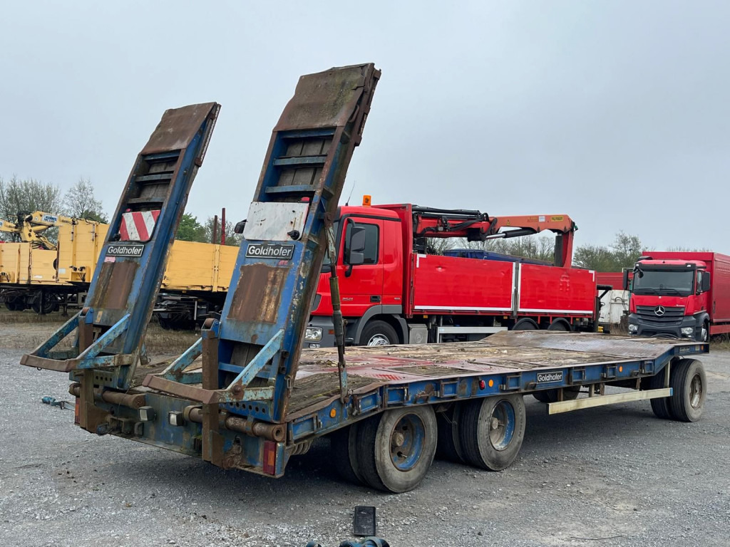 GOLDHOFER Tieflader TU 3-24 80 Tiefladeranhänger Rampen - Нискорамна площадка ремарке: снимка 4 GOLDHOFER Tieflader TU 3-24 80 Tiefladeranhänger Rampen - Нискорамна площадка ремарке: снимка 4