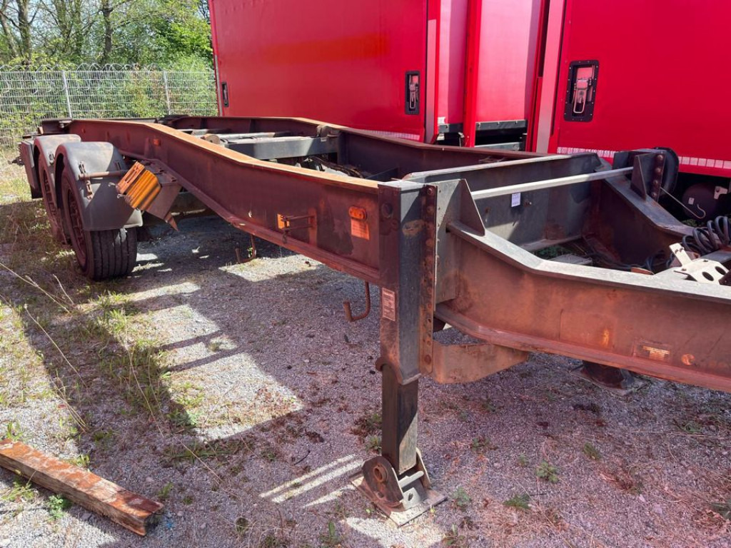 HUEFFERMANN Tandemanhänger HTS 1877 Containeranhänger - Мултилифт/ Лифтдъмпер ремарке: снимка 2 HUEFFERMANN Tandemanhänger HTS 1877 Containeranhänger - Мултилифт/ Лифтдъмпер ремарке: снимка 2