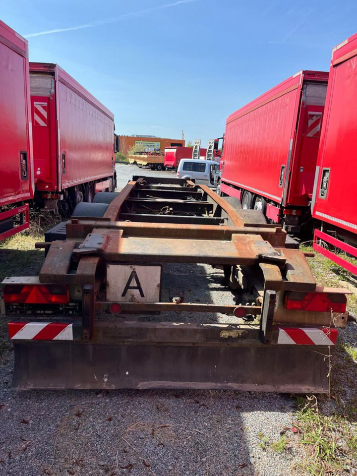 HUEFFERMANN Tandemanhänger HTS 1877 Containeranhänger - Мултилифт/ Лифтдъмпер ремарке: снимка 5 HUEFFERMANN Tandemanhänger HTS 1877 Containeranhänger - Мултилифт/ Лифтдъмпер ремарке: снимка 5