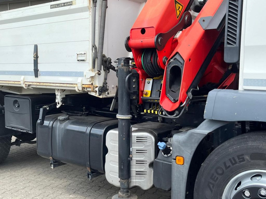 Самосвал камион, Камион с кран MAN TG-M 18.340 4x2  2-Achs Kipper Kran Palf. PK 130: снимка 10