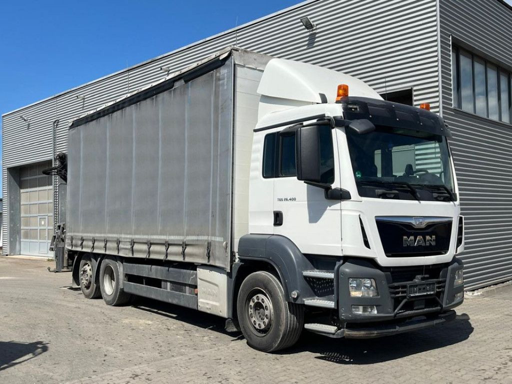 MAN TG-S 26.400 6x2-2 BL Pritsche Heckkran 5xhydr.Au - Камион с кран: снимка 2 MAN TG-S 26.400 6x2-2 BL Pritsche Heckkran 5xhydr.Au - Камион с кран: снимка 2