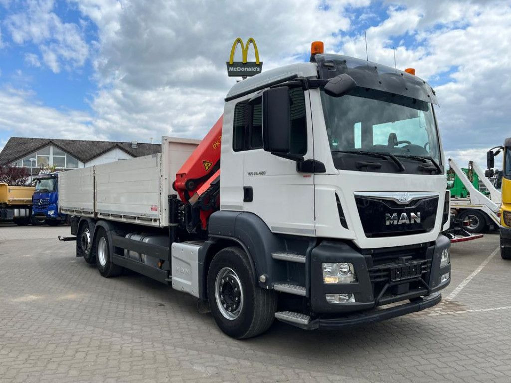 MAN TG-S 26.420 6x2 BL Pritsche Kran Palf. PK 22002+ - Бордови камион, Камион с кран: снимка 3 MAN TG-S 26.420 6x2 BL Pritsche Kran Palf. PK 22002+ - Бордови камион, Камион с кран: снимка 3