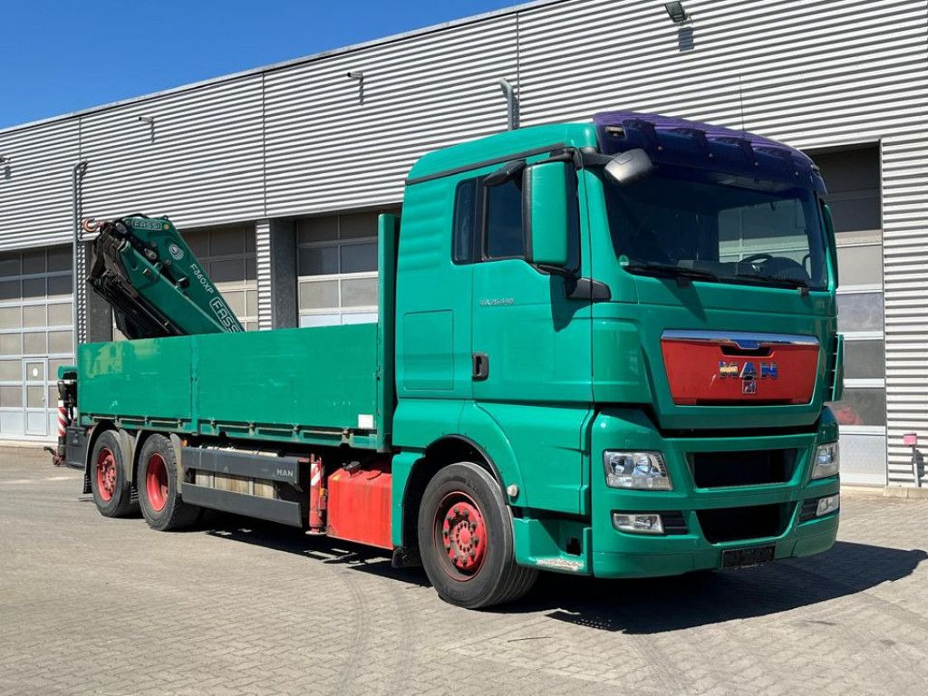 MAN TG-X 26.440 6x2-2 BL Pritsche Heckkran Fassi 360 - Бордови камион, Камион с кран: снимка 2 MAN TG-X 26.440 6x2-2 BL Pritsche Heckkran Fassi 360 - Бордови камион, Камион с кран: снимка 2