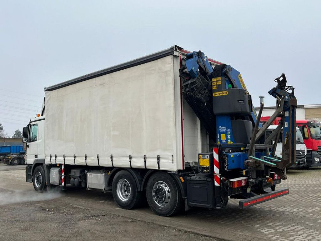 Mercedes-Benz Actros 2541 L6x2 Pritsche Heckkran 34m/to, Jib, - Камион с кран, Камион с брезент: снимка 4 Mercedes-Benz Actros 2541 L6x2 Pritsche Heckkran 34m/to, Jib, - Камион с кран, Камион с брезент: снимка 4
