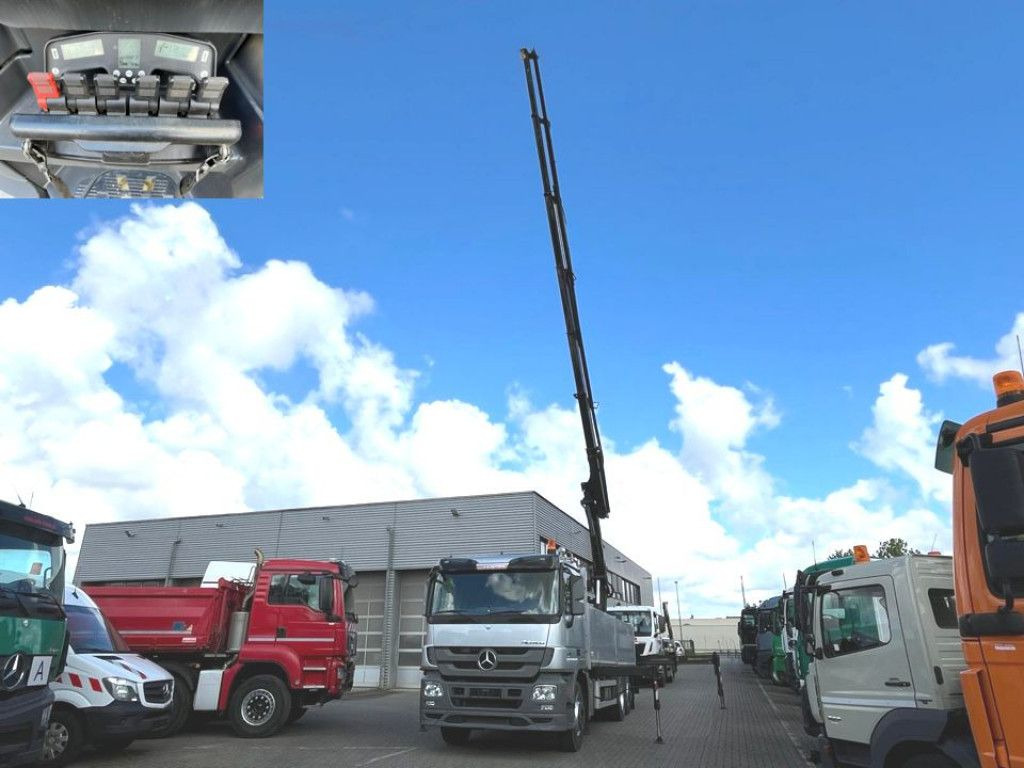 Mercedes-Benz Actros 2546 L 6x2 Pritsche Heckkran Hiab 288 6x - Бордови камион, Камион с кран: снимка 4 Mercedes-Benz Actros 2546 L 6x2 Pritsche Heckkran Hiab 288 6x - Бордови камион, Камион с кран: снимка 4