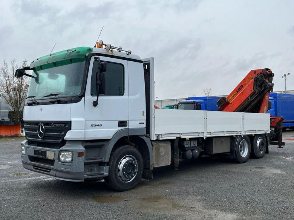 Mercedes-Benz Actros 2546 L 6x2 Pritsche Heckkran Palfinger P - Камион с кран, Бордови камион: снимка 3 Mercedes-Benz Actros 2546 L 6x2 Pritsche Heckkran Palfinger P - Камион с кран, Бордови камион: снимка 3