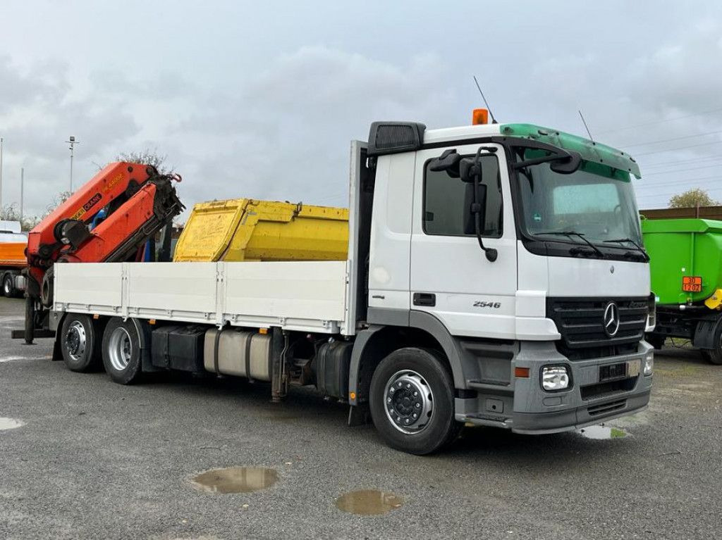 Mercedes-Benz Actros 2546 L 6x2 Pritsche Heckkran Palfinger P - Камион с кран, Бордови камион: снимка 2 Mercedes-Benz Actros 2546 L 6x2 Pritsche Heckkran Palfinger P - Камион с кран, Бордови камион: снимка 2
