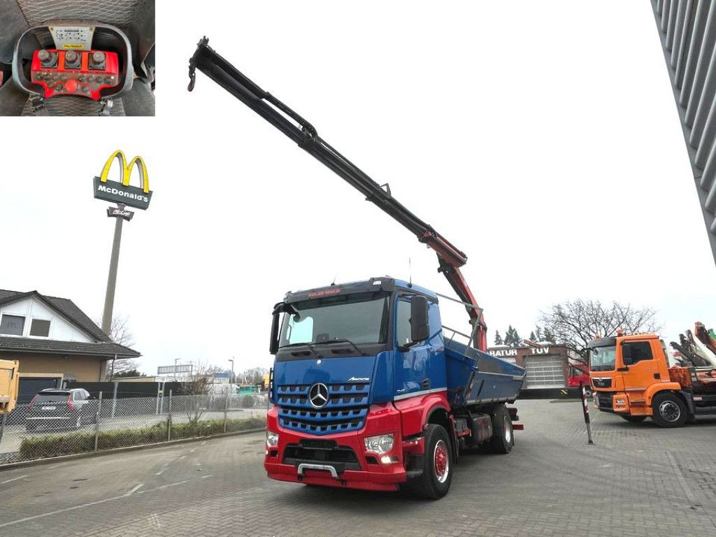 Mercedes-Benz Arocs 1845 4x4 HAD 2-Achs Allradkipper Kran Funk Mercedes-Benz Arocs 1845 4x4 HAD 2-Achs Allradkipper Heckkran - Самосвал камион, Камион с кран: снимка 1 Mercedes-Benz Arocs 1845 4x4 HAD 2-Achs Allradkipper Kran Funk Mercedes-Benz Arocs 1845 4x4 HAD 2-Achs Allradkipper Heckkran - Самосвал камион, Камион с кран: снимка 1