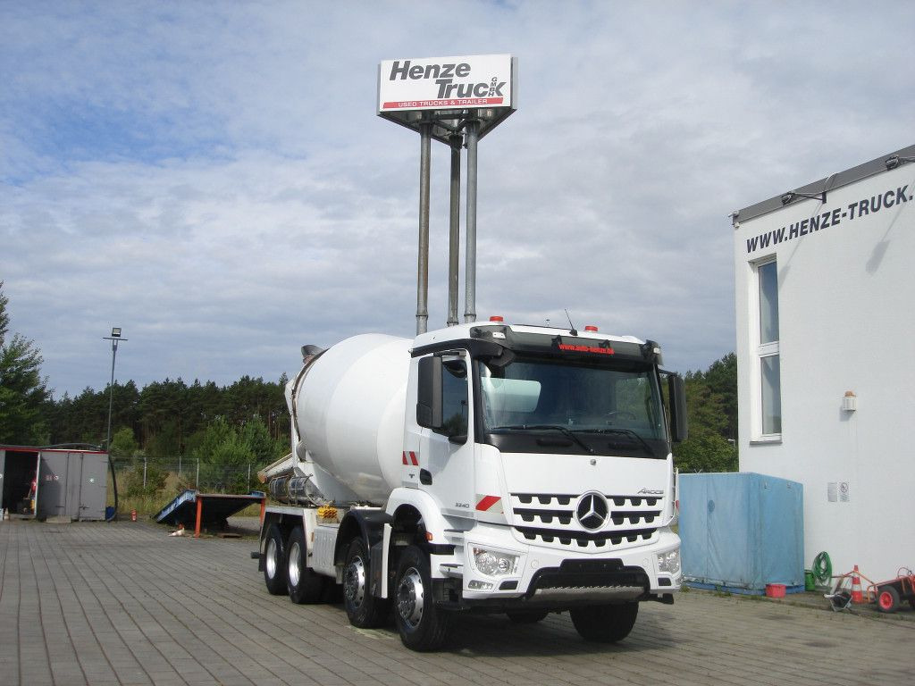 Mercedes-Benz Arocs 3240 B 8x4 Betonmischer Deutsch Top AP Ach - Бетоновоз: снимка 1 Mercedes-Benz Arocs 3240 B 8x4 Betonmischer Deutsch Top AP Ach - Бетоновоз: снимка 1