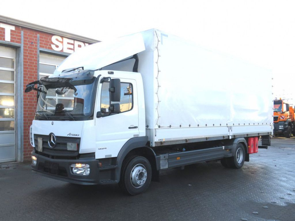 Mercedes-Benz Atego 1224 L Pritsche LBW LBW 1.5to - Камион с брезент: снимка 1 Mercedes-Benz Atego 1224 L Pritsche LBW LBW 1.5to - Камион с брезент: снимка 1