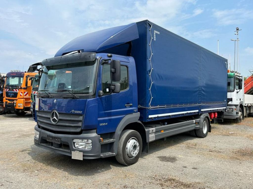 Mercedes-Benz Atego 1224 L Pritsche LBW LBW 1.5to - Камион с брезент: снимка 1 Mercedes-Benz Atego 1224 L Pritsche LBW LBW 1.5to - Камион с брезент: снимка 1