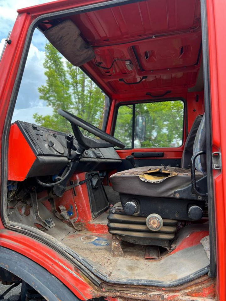 Самосвал камион Mercedes-Benz Unimog U 424 2-Achs Allradkipper Front+Heckhydra: снимка 6