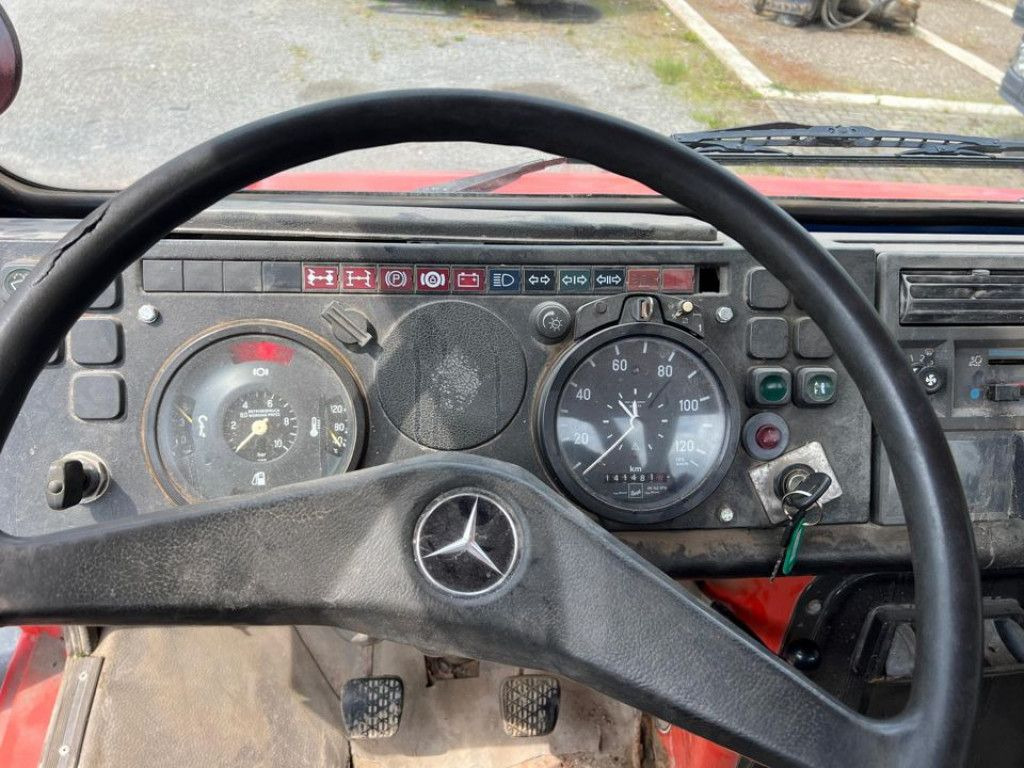 Самосвал камион Mercedes-Benz Unimog U 424 2-Achs Allradkipper Front+Heckhydra: снимка 7
