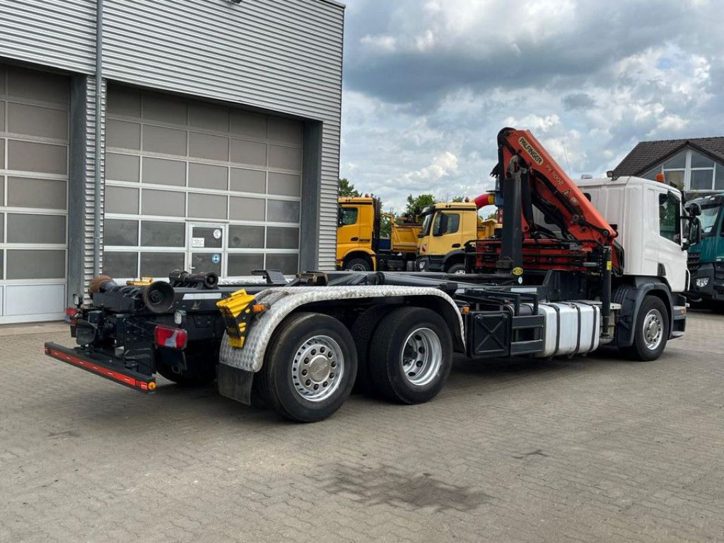 Мултилифт с кука камион, Камион с кран Scania P 360 6x2 Abrollkipper mit Kran Lift/Lenkachse Scania P 360 6x2 Abrollkipper mit Kran Lift/Lenkachse: снимка 6