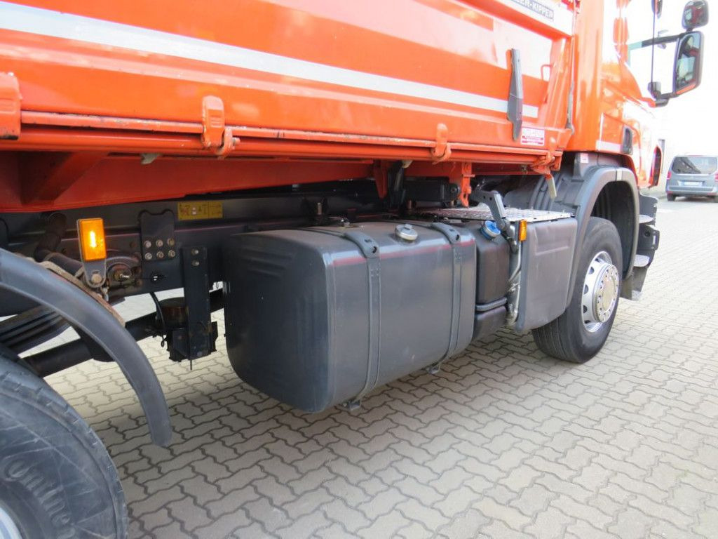 Самосвал камион Scania P 410 4x2 2-Achs Kipper Meiller Bordmatik: снимка 12