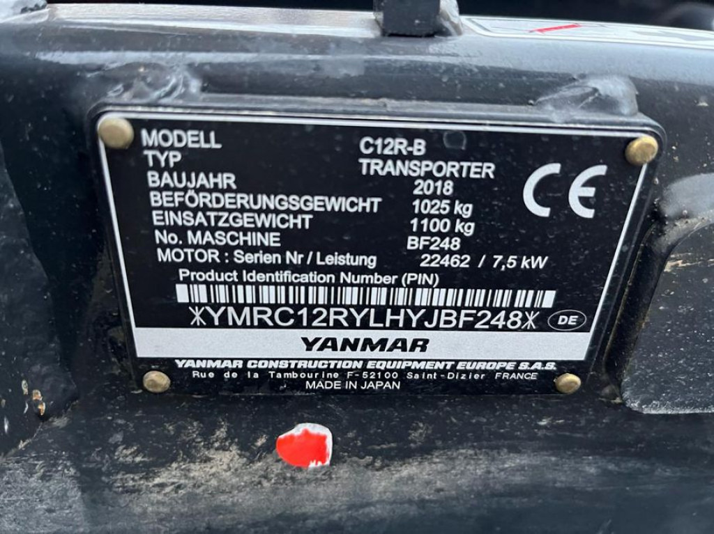 YANMAR Kettendumper C 12 R Baumaschine Kettendumper - Строителна техника: снимка 3 YANMAR Kettendumper C 12 R Baumaschine Kettendumper - Строителна техника: снимка 3
