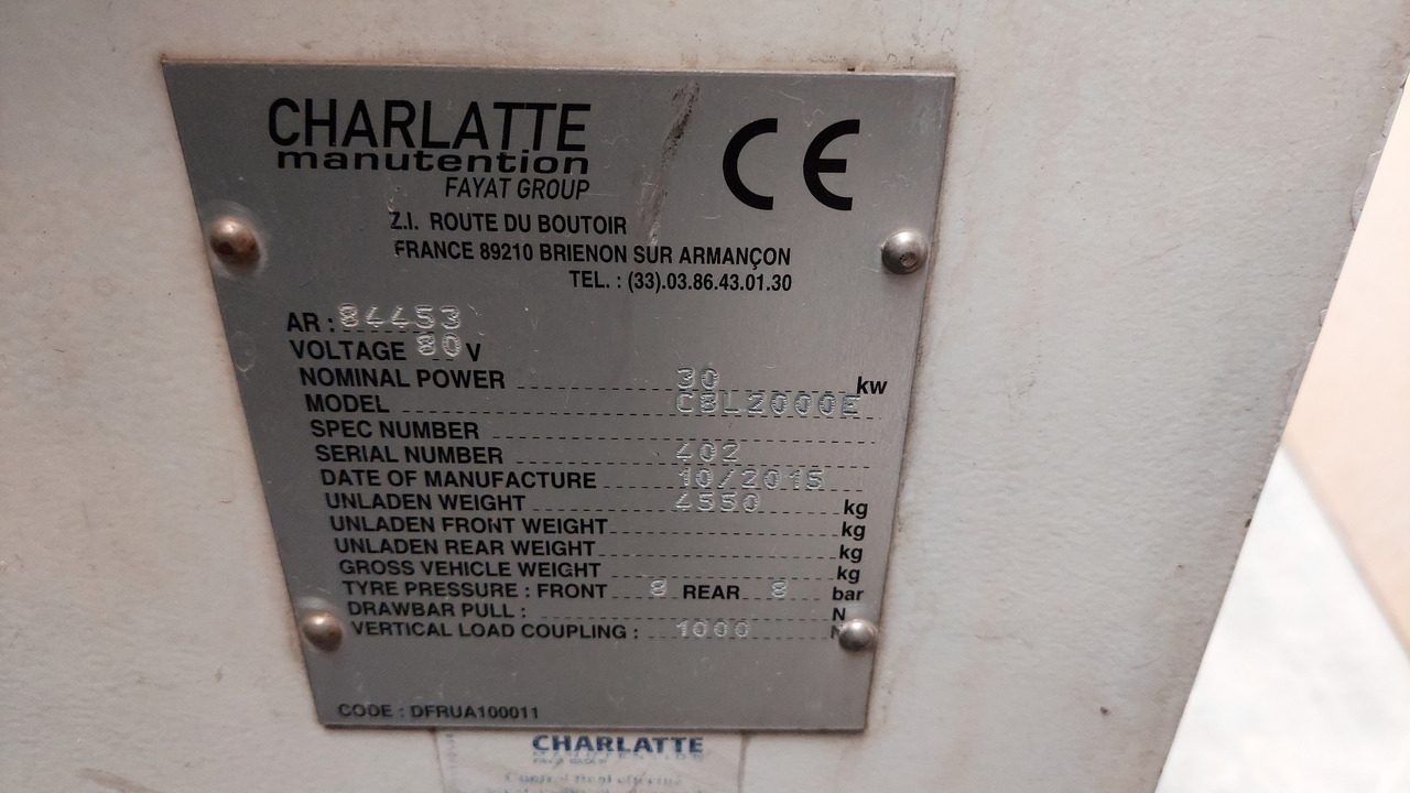 CBL2000E Belt Loader Charlatte - Лентов товарач: снимка 2 CBL2000E Belt Loader Charlatte - Лентов товарач: снимка 2