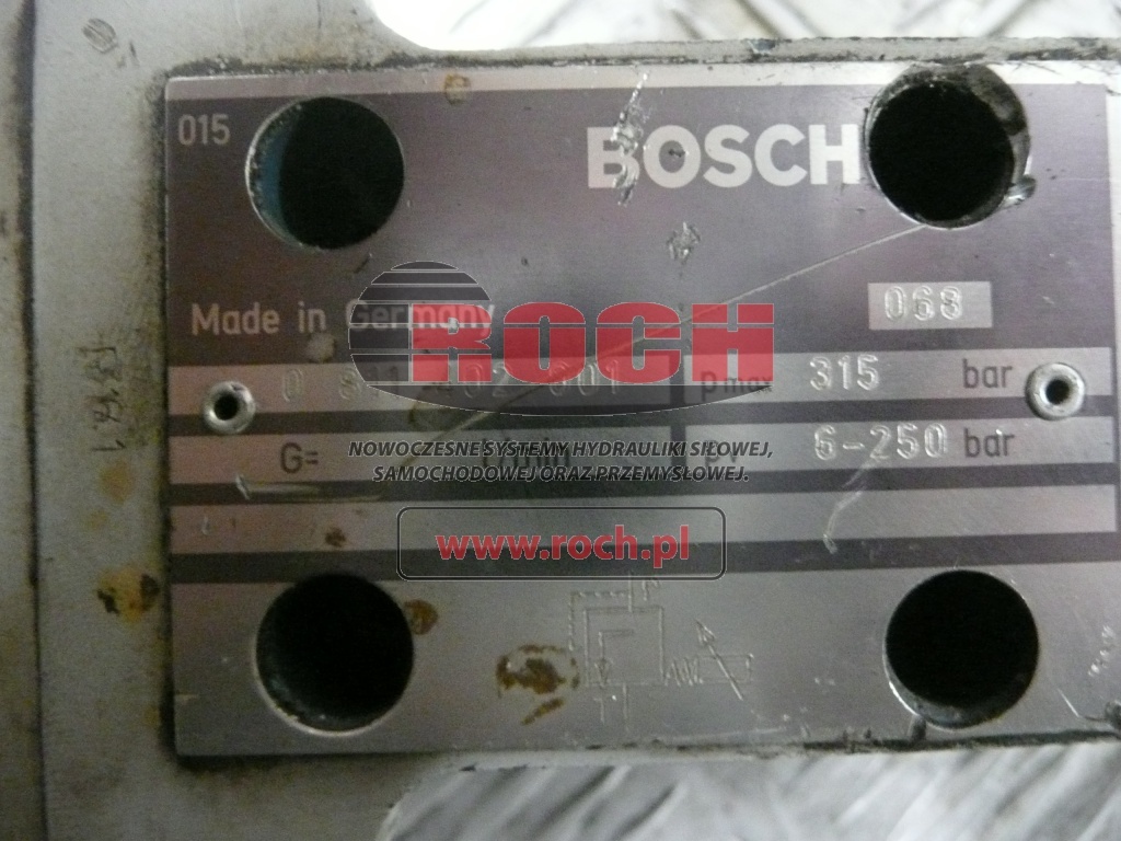 BOSCH 0811402001 P MAX 315 BAR PV6-250 BAR - 1 SEKCYJNY + 1837001206 02557=12V 0,67 - Хидравличен клапан: снимка 2 BOSCH 0811402001 P MAX 315 BAR PV6-250 BAR - 1 SEKCYJNY + 1837001206 02557=12V 0,67 - Хидравличен клапан: снимка 2