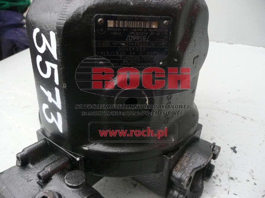 BRUENINGHAUS HYDROMATIK A10VO45DFR1/31R-PSC62N0015052041-000964462 - Хидравлична помпа за Строителна техника: снимка 2 BRUENINGHAUS HYDROMATIK A10VO45DFR1/31R-PSC62N0015052041-000964462 - Хидравлична помпа за Строителна техника: снимка 2