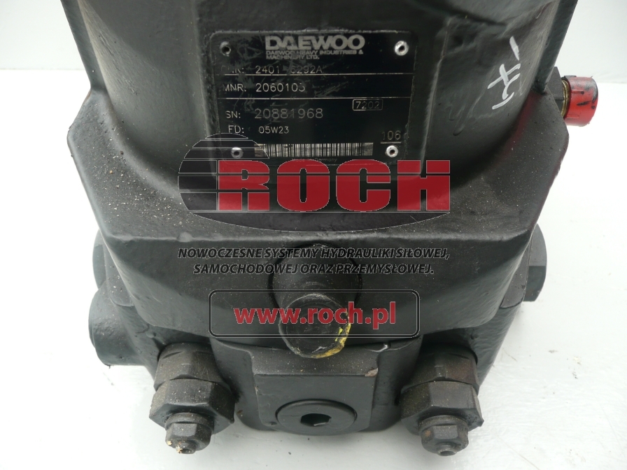 DAEWOO 2060103 2401-6292A 05W23 - Хидравличен мотор за Верижен багер: снимка 2 DAEWOO 2060103 2401-6292A 05W23 - Хидравличен мотор за Верижен багер: снимка 2