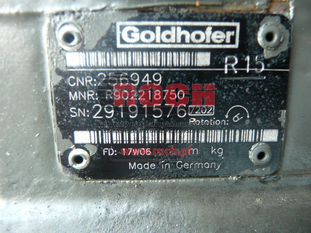 GOLDHOFER R902218750 256949 - Хидравличен мотор: снимка 2 GOLDHOFER R902218750 256949 - Хидравличен мотор: снимка 2