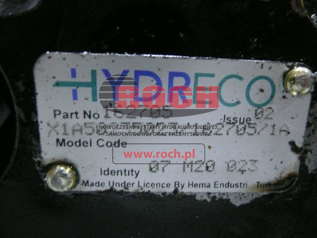 HYDRECO X1A50235023/162705/1A 162705 - Хидравлична помпа: снимка 2 HYDRECO X1A50235023/162705/1A 162705 - Хидравлична помпа: снимка 2