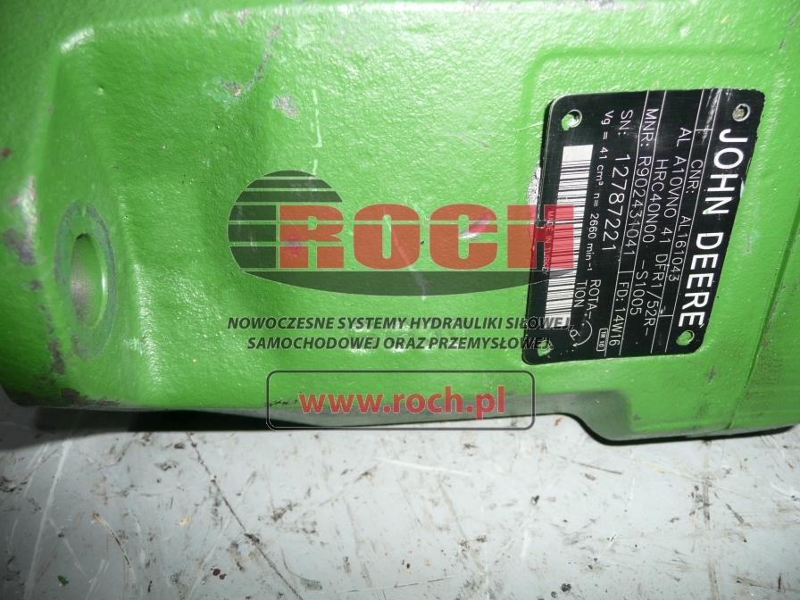 JOHN DEERE AL A10VNO41DFR1/52R-HRC40N00-S1005 - Хидравлична помпа за Трактор: снимка 2 JOHN DEERE AL A10VNO41DFR1/52R-HRC40N00-S1005 - Хидравлична помпа за Трактор: снимка 2