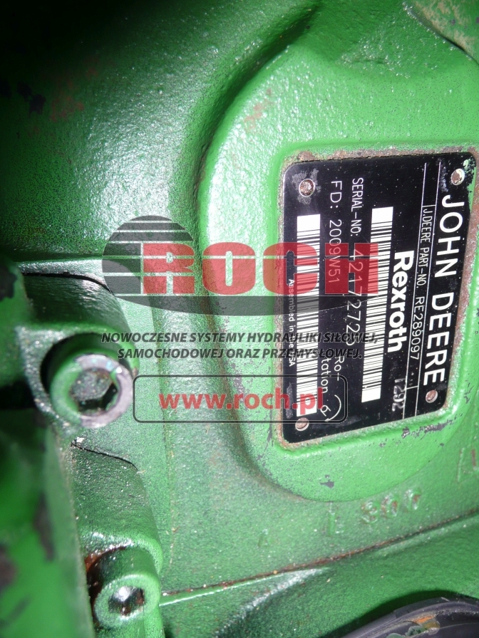 JOHN DEERE R289097 - Хидравлична помпа за Строителна техника: снимка 2 JOHN DEERE R289097 - Хидравлична помпа за Строителна техника: снимка 2
