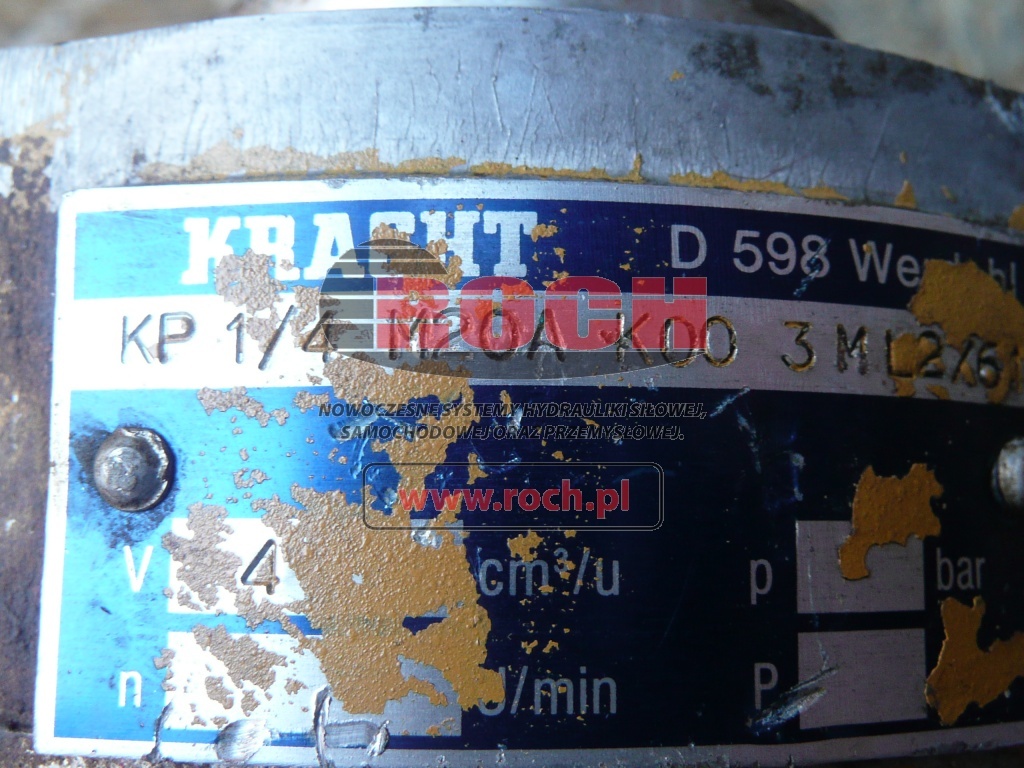 KRACHT KP1/4 M20A K00 3 ML2/61 - Хидравлична помпа: снимка 2 KRACHT KP1/4 M20A K00 3 ML2/61 - Хидравлична помпа: снимка 2