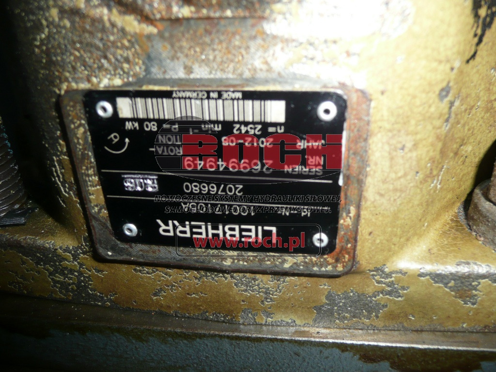 LIEBHERR + BRUENINGHAUS HYDROMATIK L08159A+ 10017105A 2076680+ A10VO45DFR1/31L-VSC12N00-S0413 0991084 02600006+ 10470652A 2136109 - Хидравлична помпа: снимка 2 LIEBHERR + BRUENINGHAUS HYDROMATIK L08159A+ 10017105A 2076680+ A10VO45DFR1/31L-VSC12N00-S0413 0991084 02600006+ 10470652A 2136109 - Хидравлична помпа: снимка 2