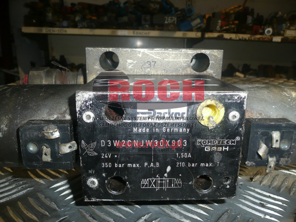 PARKER KOŚĆ - 1 SEKCYJNY + D3W2CNJW30X903 + MSM 924586-012 24V - Хидравличен клапан: снимка 1 PARKER KOŚĆ - 1 SEKCYJNY + D3W2CNJW30X903 + MSM 924586-012 24V - Хидравличен клапан: снимка 1
