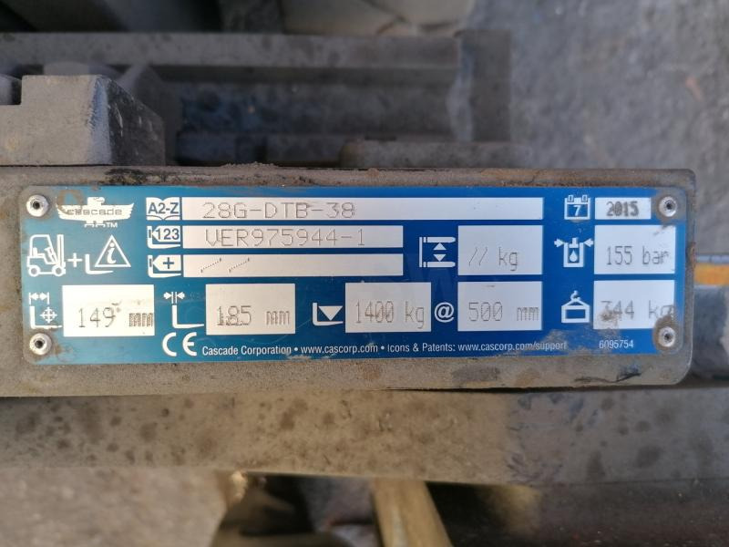 Cascade 28G-DTB-38 - Кламер за Подемно-транспортна техника: снимка 2 Cascade 28G-DTB-38 - Кламер за Подемно-транспортна техника: снимка 2