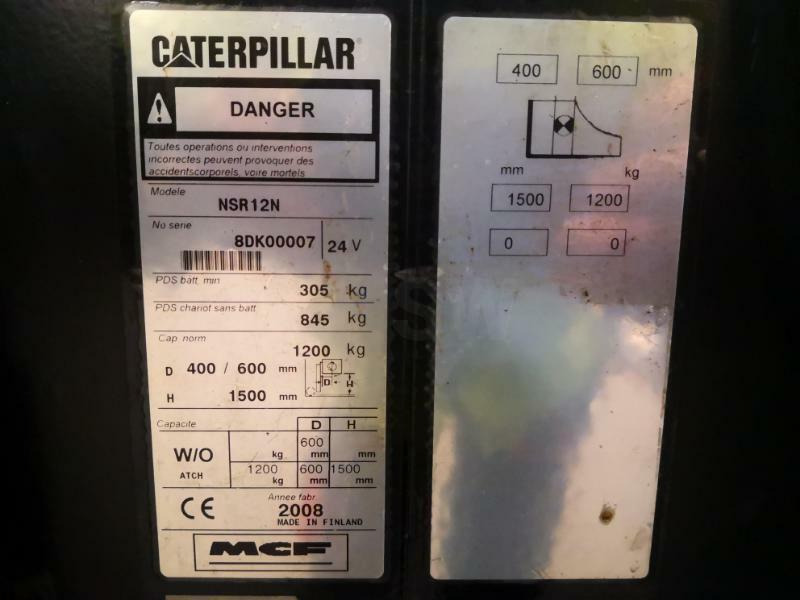 Стакер Caterpillar NSR12N: снимка 7