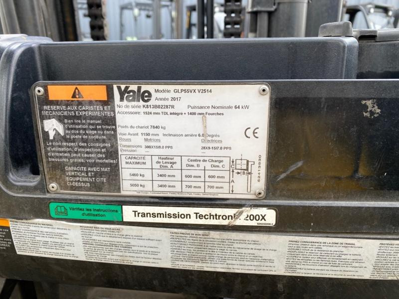 Yale GLP55VX - Газокар: снимка 4 Yale GLP55VX - Газокар: снимка 4