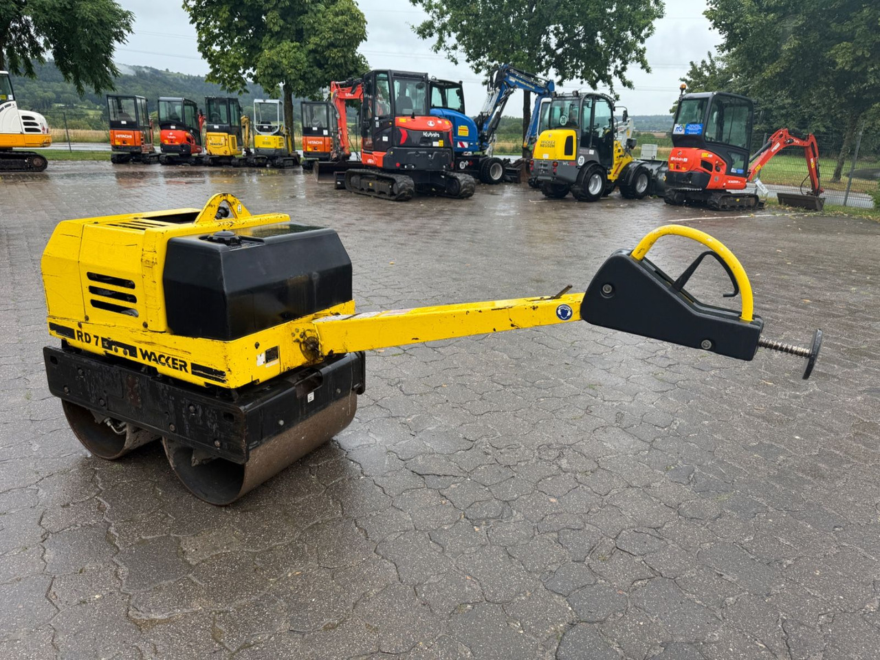 Wacker RD 7 H-S, Tandemwalze, Vibration, Wasser - Мини валяк: снимка 4 Wacker RD 7 H-S, Tandemwalze, Vibration, Wasser - Мини валяк: снимка 4