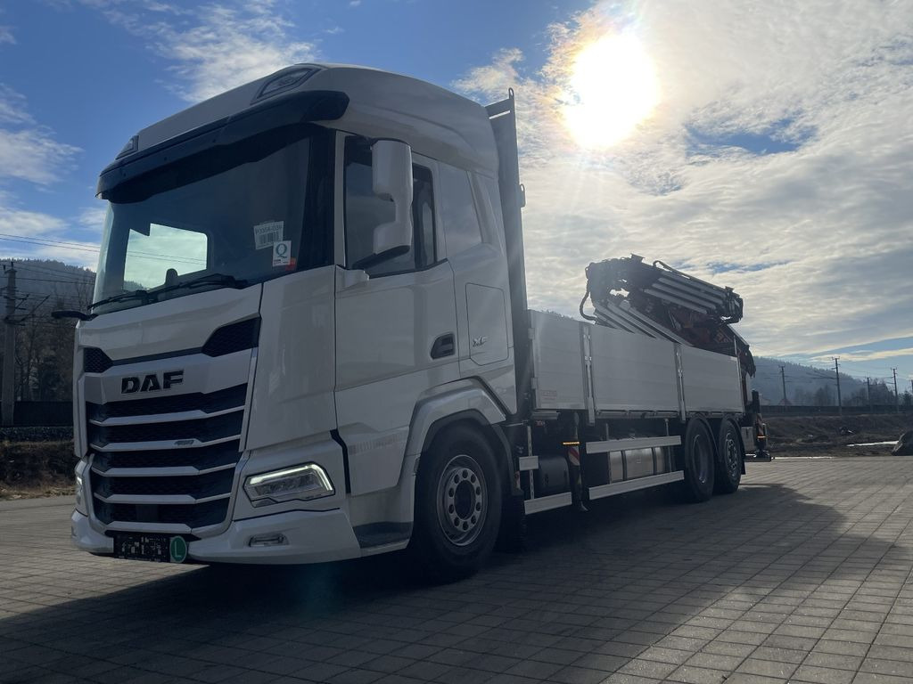 DAF XF 480 FAN Kranwagen / Vorlauf 2026 ! - Бордови камион, Камион с кран: снимка 2 DAF XF 480 FAN Kranwagen / Vorlauf 2026 ! - Бордови камион, Камион с кран: снимка 2